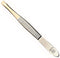 RÖR Solingen Epileer Tweezer / Pincet - 75 mm - Recht - RVS - Verguld