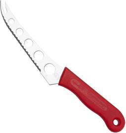 RÖR Solingen Kaasmes - RVS - Lemmet 14 cm - Heft Kunststof Rood