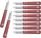 RÖR Solingen Premium Dunschiller Set - 10 Stuks - Mahoniehout