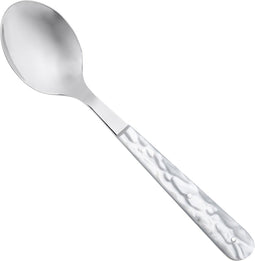 RÖR Solingen RVS en Parelmoerkleurige Lepel 18.5 cm voor Elke Gelegenheid