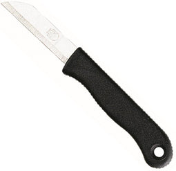 RÖR Solingen Schilmes - RVS - Lemmet 6 cm - Extra Grip Heft Kunststof - Zwart