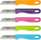RÖR Solingen Schilmesje Aardappelmesje - RVS Glad - 16 cm - Mix Kleur - 10 Stuks
