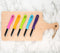 RÖR Solingen Schilmesje Aardappelmesje - RVS Glad - 16 cm - Mix Kleur - 10 Stuks