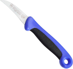 RÖR Solingen Schilmesje Extra Grip - RVS Lemmet Krom - 15 cm - Zwart met Blauw