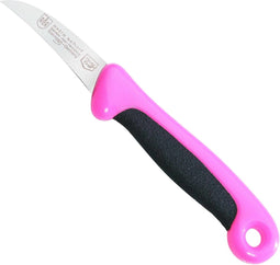 RÖR Solingen Schilmesje Extra Grip - RVS Lemmet Krom - 15 cm - Zwart met Roze