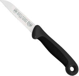 RÖR Solingen Schilmesje Extra Grip - RVS Lemmet Recht - 17.5 cm - Zwart met Zwart