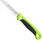 RÖR Solingen Schilmesje Extra Grip - RVS Lemmet Recht - 17.5 cm - Zwart met Groen