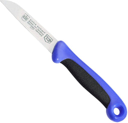 RÖR Solingen Schilmesje Extra Grip - RVS Lemmet Recht - 17.5 cm - Zwart met Blauw