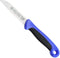 RÖR Solingen Schilmesje Extra Grip - RVS Lemmet Recht - 17.5 cm - Zwart met Blauw