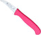 RÖR Solingen Schilmesje Krom / Gebogen - Kunststof Handvat - RVS Lemmet - Neon Roze
