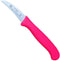 RÖR Solingen Schilmesje Krom / Gebogen - Kunststof Handvat - RVS Lemmet - Neon Roze