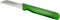 RÖR Solingen Schilmesje - RVS Glad - 15,5 cm - Diamant Glitter - Groen