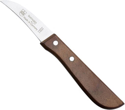 RÖR Solingen Schilmesje - Tourneermesje - Krom Lemmet 55 mm - Roestvrijstaal - Heft Kersenhout