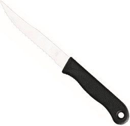 RÖR Solingen Tomatenmes met Kartel - RVS - Lemmet 10.5 cm - Extra Grip Heft Kunststof - Zwart