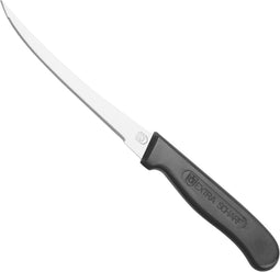 RÖR Solingen Tomatenmes - RVS - Lemmet 13 cm - Heft Kunststof Zwart
