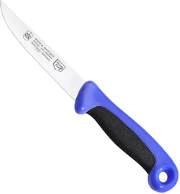 RÖR Solingen Universeelmes - Extra Grip - RVS - Lemmet 13 cm - Zwart met Blauw