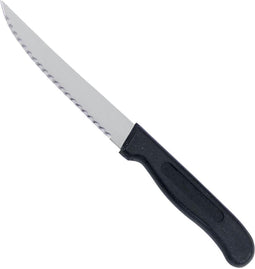RÖR Solingen Vespermes Steakmes Orgineel - RVS - Lemmet 11.5 cm - Zwart