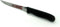 RÖR Solingen Vespermes Steakmes Orgineel - RVS - Lemmet 11.5 cm - Zwart