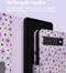 iMoshion Hoesje Geschikt voor Google Pixel 6a Hoesje Met Pasjeshouder - iMoshion Design Bookcase smartphone - Meerkleurig / Purple Flowers