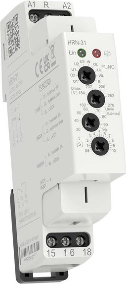 Rose LM HRN-31 Bewakingsrelais 48, 48 - 276, 276 V/AC, V/DC 1x wisselcontact 1 stuk(s)