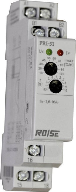 Rose LM PRI-51/16 Bewakingsrelais 24, 24 - 24, 240 V/DC, V/AC 1x wisselcontact 1 stuk(s)