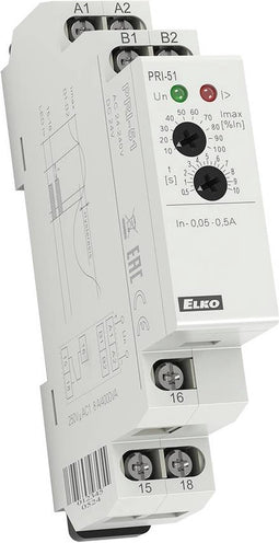 Rose LM PRI-51/2 Bewakingsrelais 24, 24 - 24, 240 V/DC, V/AC 1x wisselcontact 1 stuk(s)