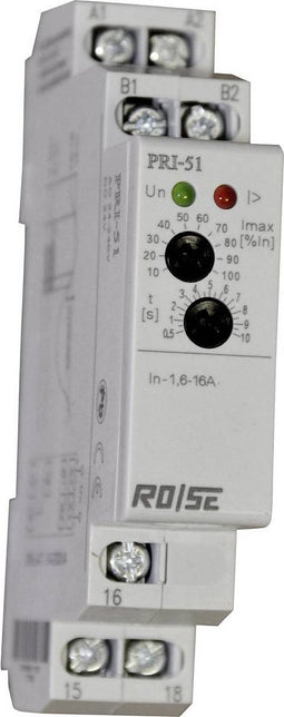 Rose LM PRI-51/5 Bewakingsrelais 24, 24 - 24, 240 V/DC, V/AC 1x wisselcontact 1 stuk(s)
