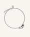 Rosefield Dames Armband - The Lois Liquid Waved Charm - Zilver - BLWBS-J235
