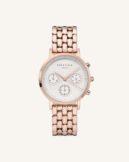 Rosefield The Gabby Dames Horloge - Rosé Goud Ø33mm - NWR-N91