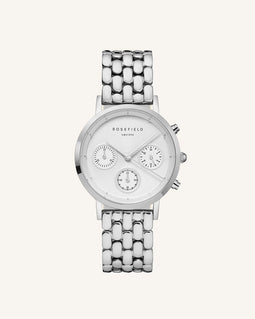 Rosefield The Gabby Dames Horloge - Zilver Ø33mm - NWS-N92