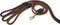 Rosewood hondenriem touw rood / zwart - Default Title