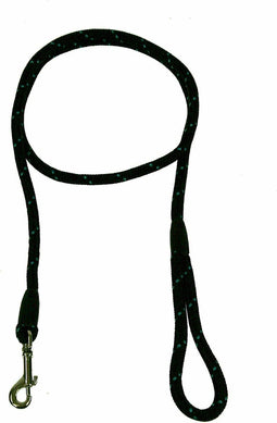 Rosewood hondenriem touw zwart / blauw - Default Title