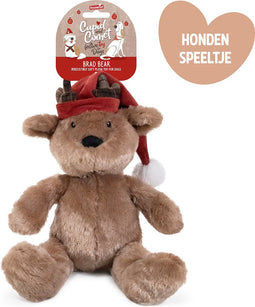 Rosewood Cupid&Comet - hondenspeelgoed - Pluche knuffel - kerstcadeau hond - Brad Beer