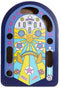 Rosewood krabplank en speelbaan juke box blauw 31 cm