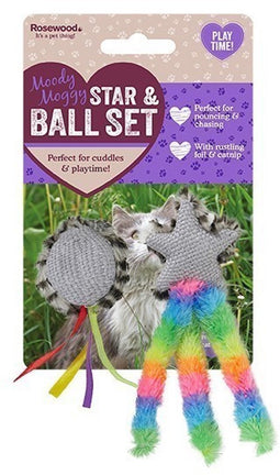 Rosewood Moody Moggy Ster En Bal Set