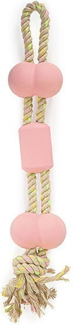 Rosewood Tough Twist Rubber Met Touw Bbq Smaak