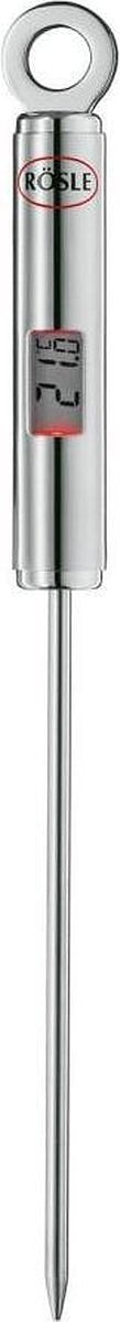 Rösle Gourmet Thermometer - Digitale Thermometer- Roestvrijstaal - Ophangbaar -Zilver