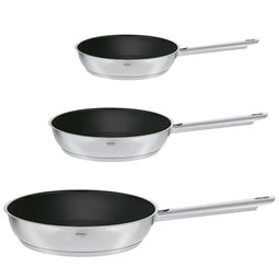 Rösle Keuken Elegance Fryingpan Set of 3 Pieces - Silver / Stainless Steel