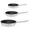 Rösle Keuken Elegance Fryingpan Set of 3 Pieces - Silver / Stainless Steel