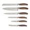 Rösle Keuken Knife Block Set of 7 Pieces - Brown / Wood