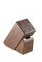 Rösle Keuken Knife Block Set of 7 Pieces - Brown / Wood