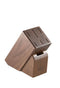Rösle Keuken Knife Block Set of 7 Pieces - Brown / Wood