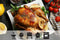 Rosmarino Blacksmith BBQ Kip braadrek - BBQ accessoires - bbq accesoires - Barbecue Gereedschap - Kip op Blik - Can Chicken - geschikt voor oven en grill