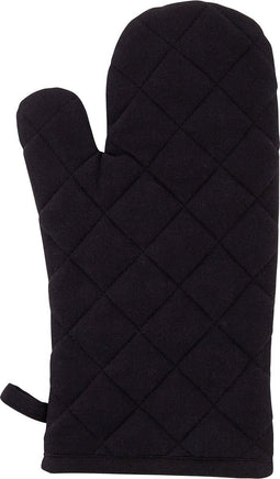 Rosmarino Blacksmith Keukenhandschoen - Ovenwant - BBQ accessoires - bbq accesoires - Barbecue Gereedschap - Katoen - Zwart - 18x32 cm