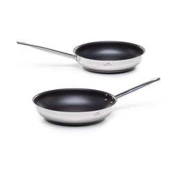 Rosmarino Pour & Cook Frying Pan Set - 24/28cm - Zilver / 24