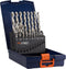 ROTEC 19 dlg. Geslepen Spiraalboren set Ø 1,0 t/m 10,0 - 0,5 mm. oplopend