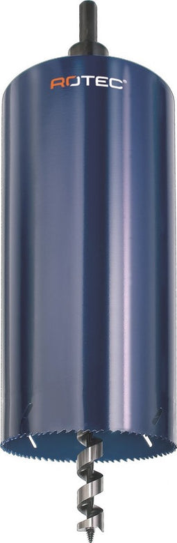 Rotec Dakdoorvoerboor 130x300mm 4-6tpi incl.boor +6kt adapter