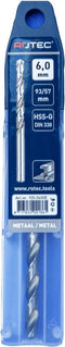 Rotec HSS-G Spiraalboor DIN338 type N 6 mm 1 st.