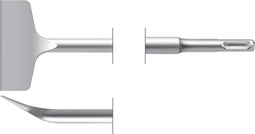 Rotec Tegelbeitel, Spadebeitel 75x165 Mm Sds-plus