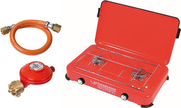 Rothenberger Camping Kooktoestel - 2-pits - 1x1700kW + 1x1200kW